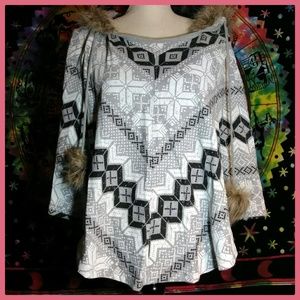 Rue21 Faux Fur Poncho